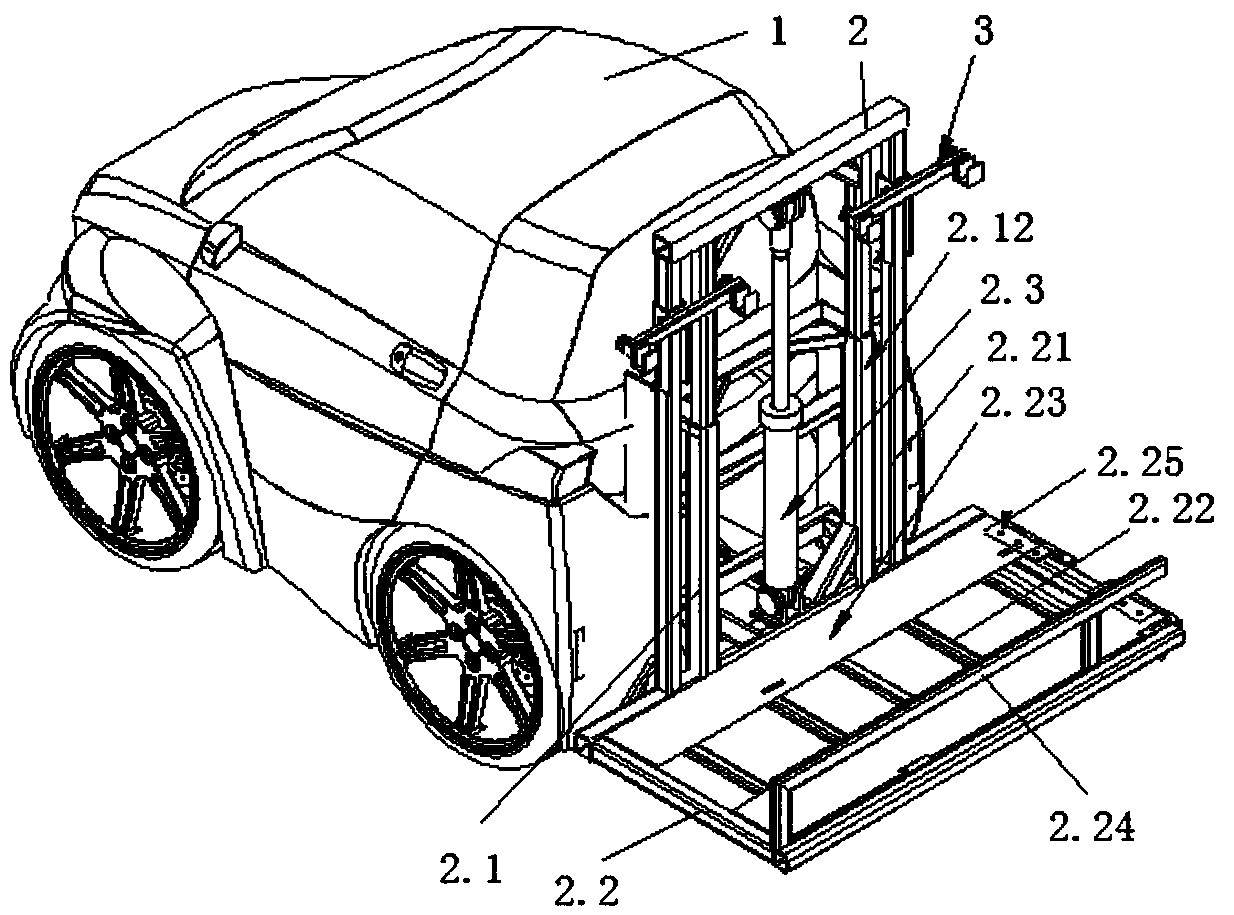 Garbage can transfer trolley for narrow road