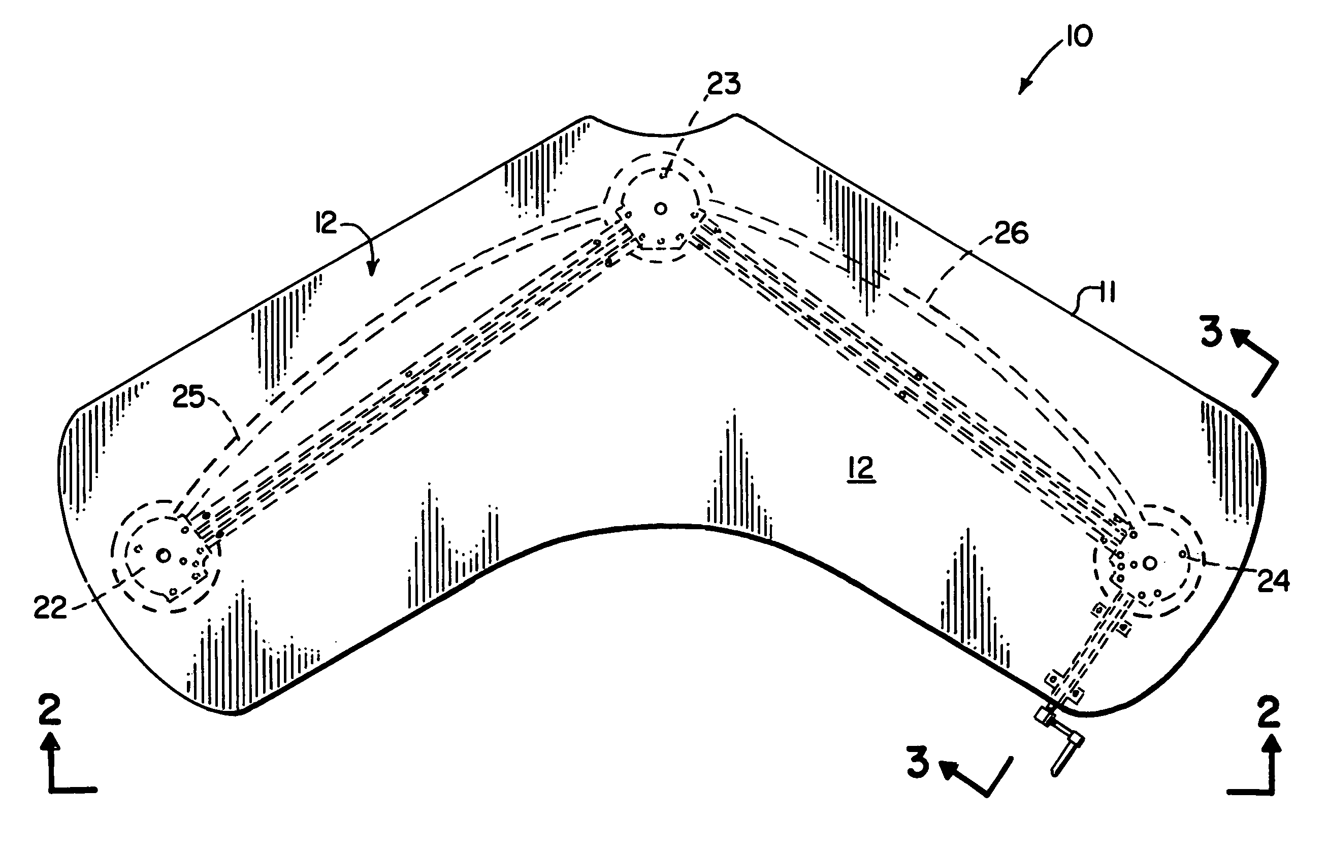 Adjustable height table with multiple legs operable by a single crank