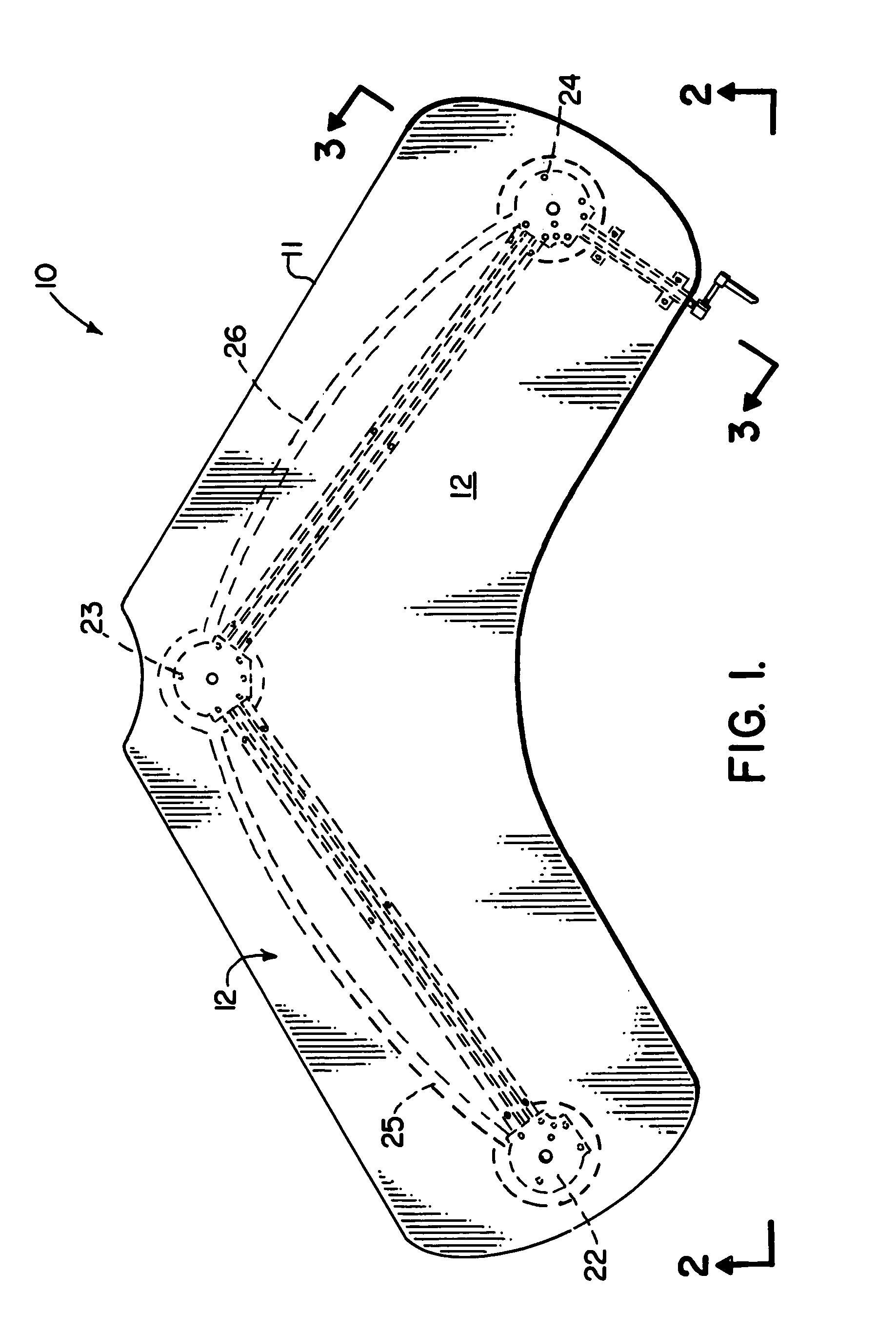 Adjustable height table with multiple legs operable by a single crank