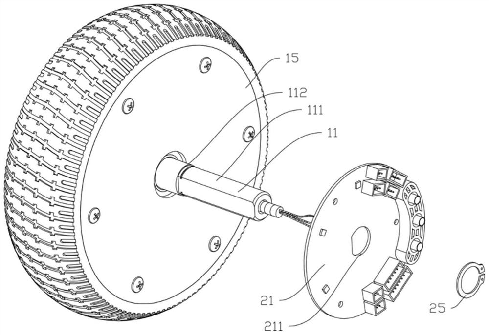 Balance car wheel and balance car thereof