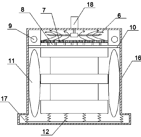 Refrigeration shock-proof soil sample storage container