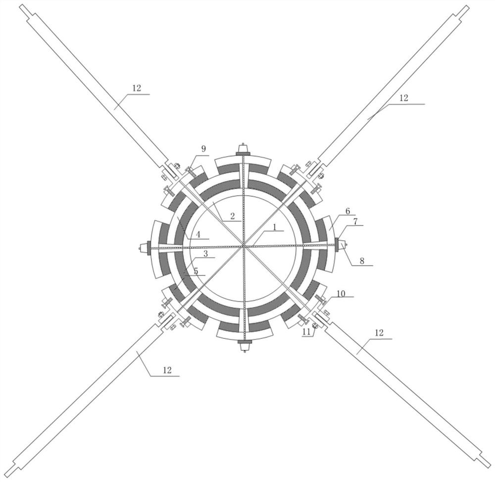 Spatial multi-direction viscoelasticity-shape memory alloy damping system