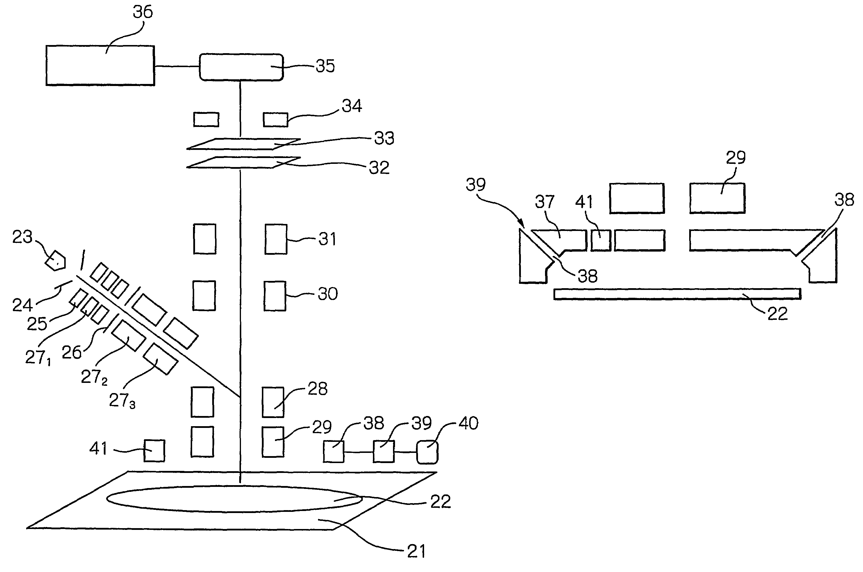 Mapping-projection-type electron beam apparatus for inspecting sample by using electrons reflected from the sample