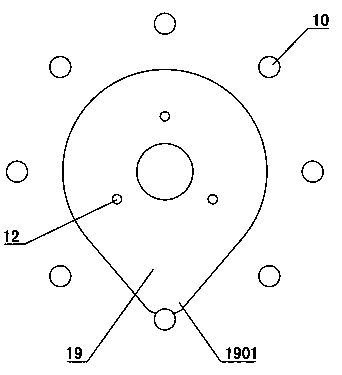 A heat exchanger with a disc flushing device