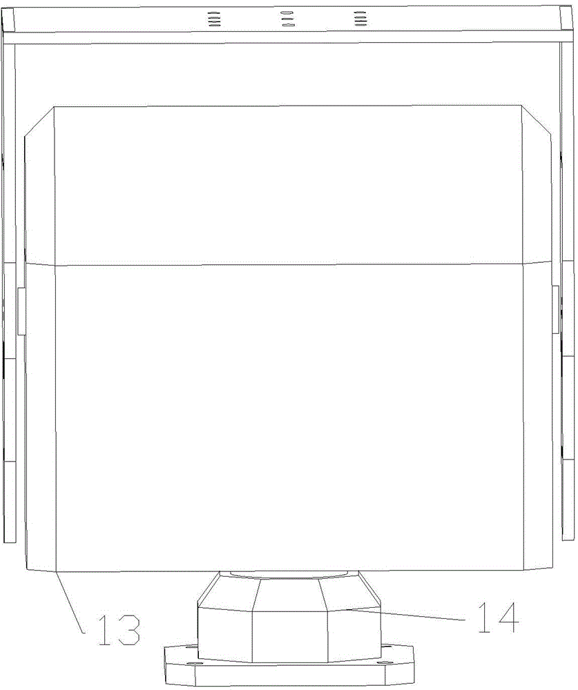 Cloud deck capable of measuring rotation angle per se