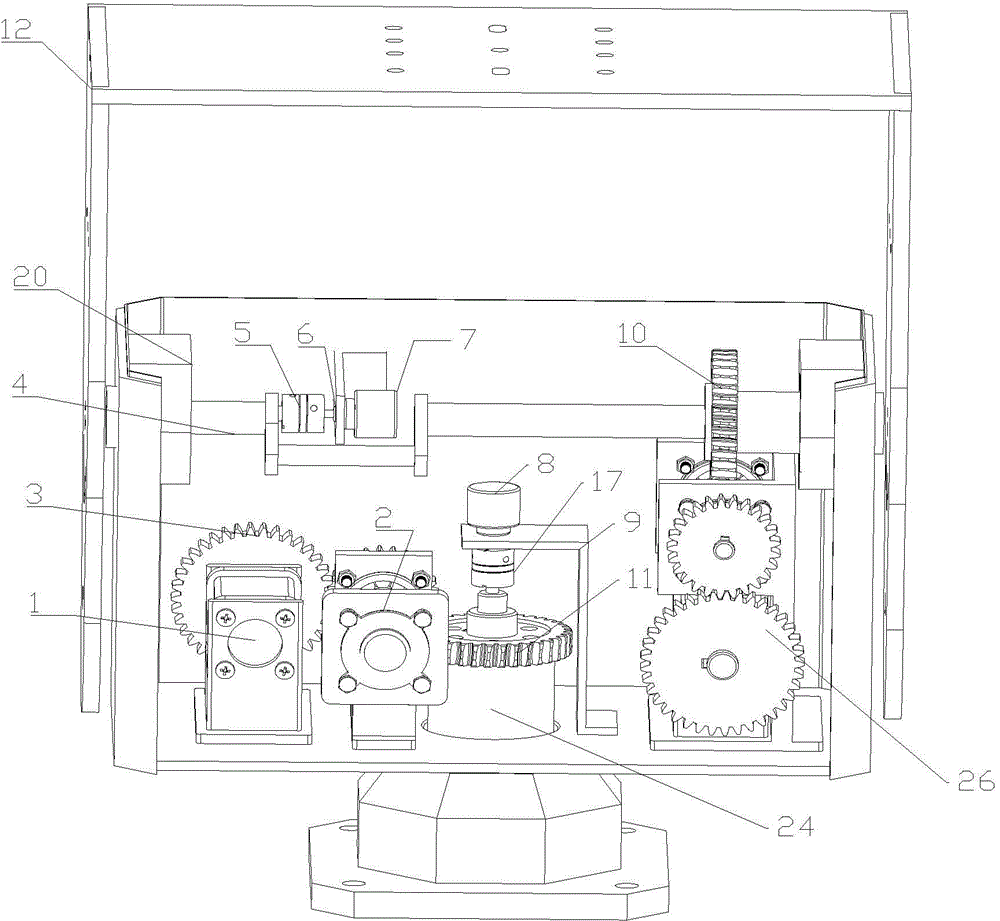 Cloud deck capable of measuring rotation angle per se