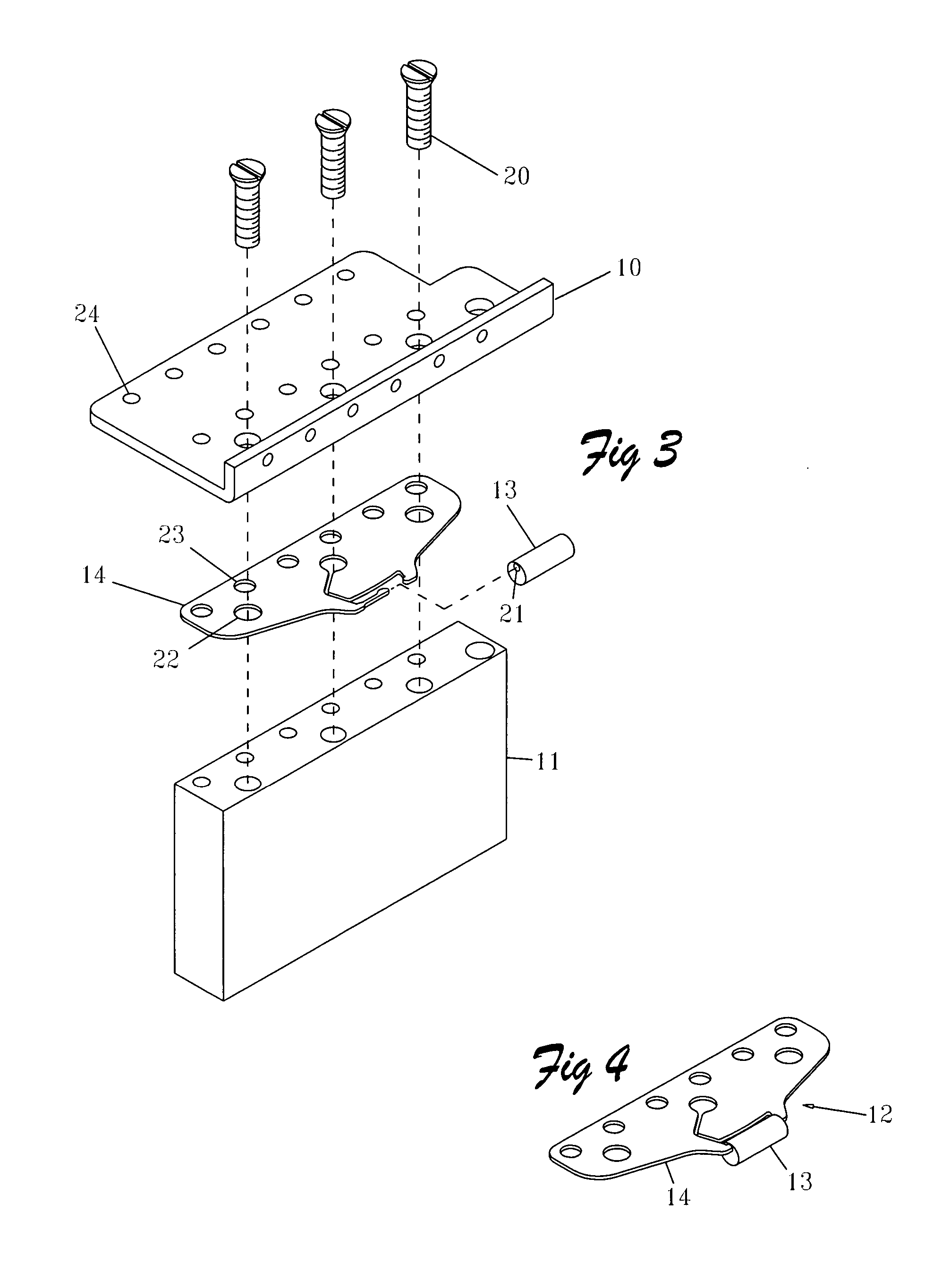 Stabilizer for tremolo bridge