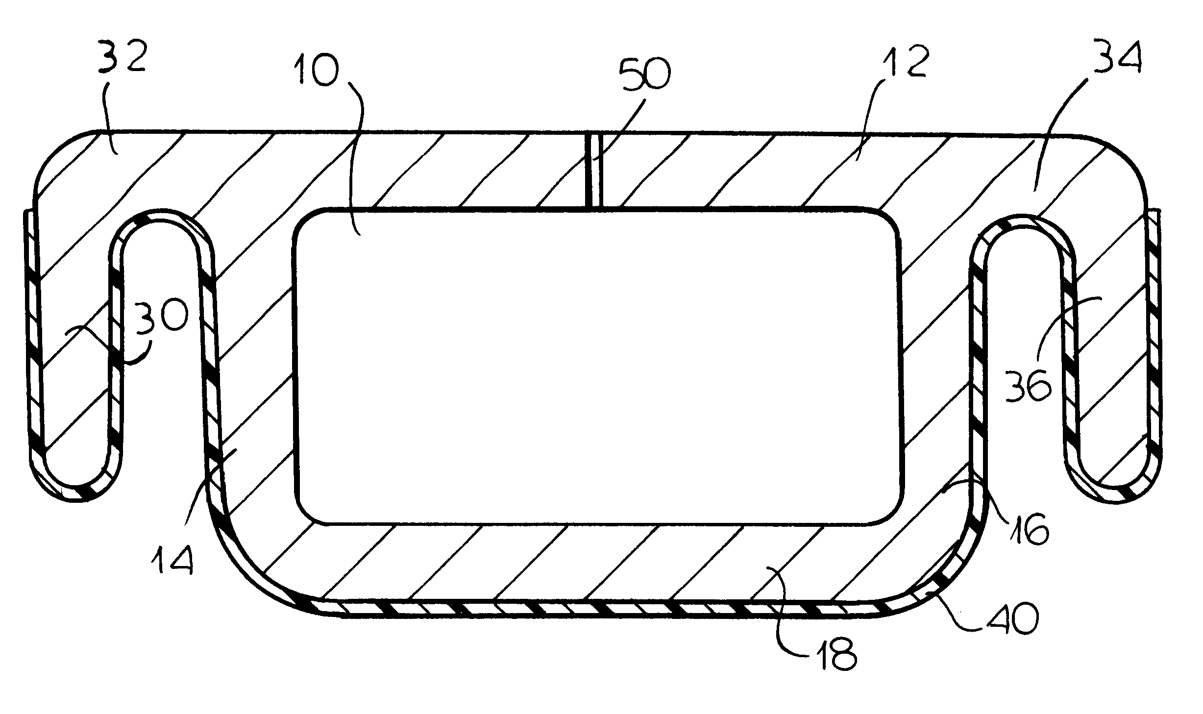 Profiled spacers for insulation glazing assembly