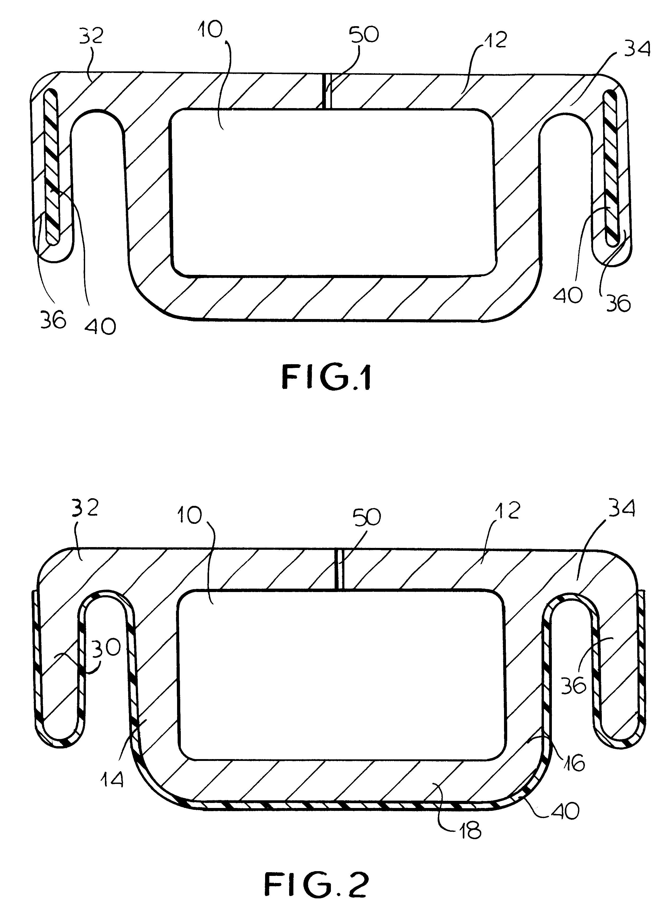 Profiled spacers for insulation glazing assembly