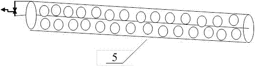 Sewage treatment method of vertical current mangrove forest constructed wetland ecosystem