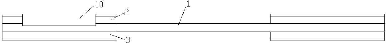 Sunken type soft and hard combined circuit board and manufacturing method thereof