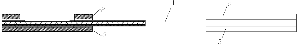 Sunken type soft and hard combined circuit board and manufacturing method thereof