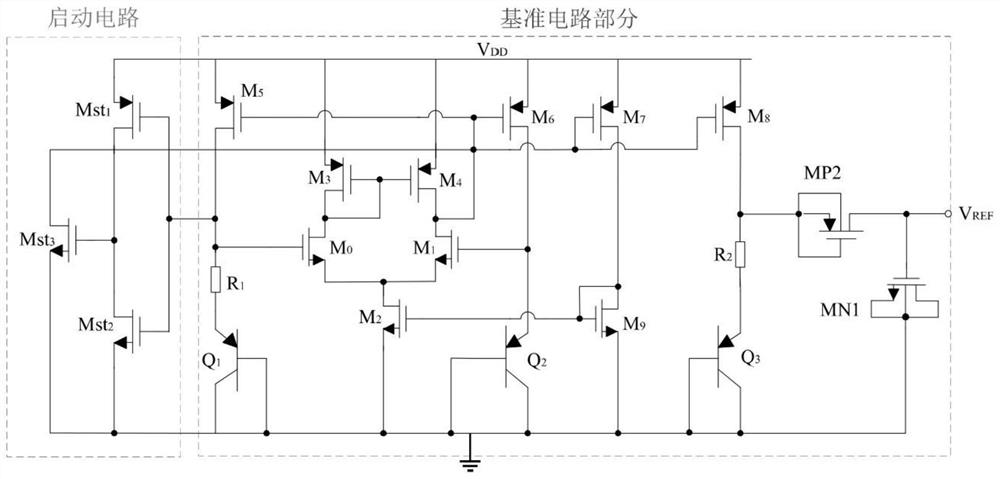 High power supply ripple rejection ratio ultralow temperature dependent band-gap reference circuit