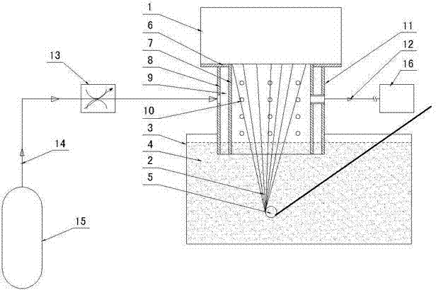 High-strength high-modulus polyethylene fiber circular-blow cooling device