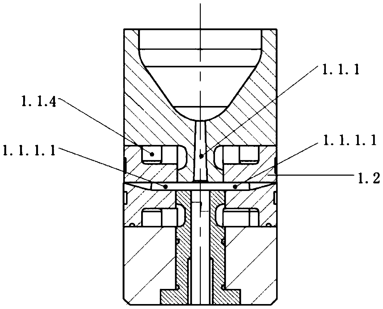 Manufacturing process of sprue bushing provided with special water channel device