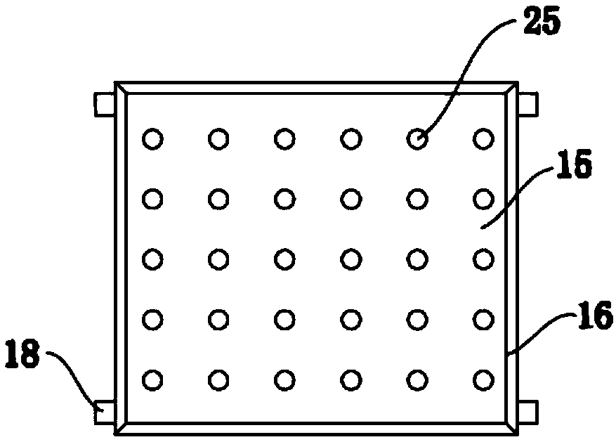 Rubber sealing ring processing cooling device