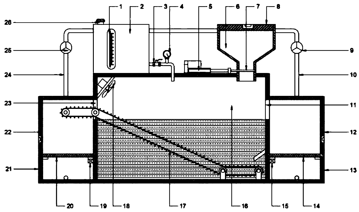 Agricultural seed water separation device