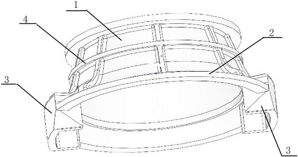 Casting molding process for shell on mine crusher