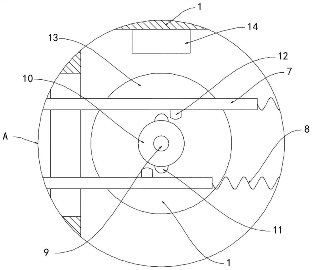 An anti-tangle safe sweeping robot