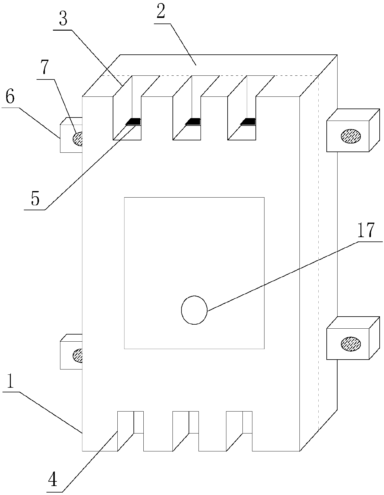 A circuit breaker with self-locking function