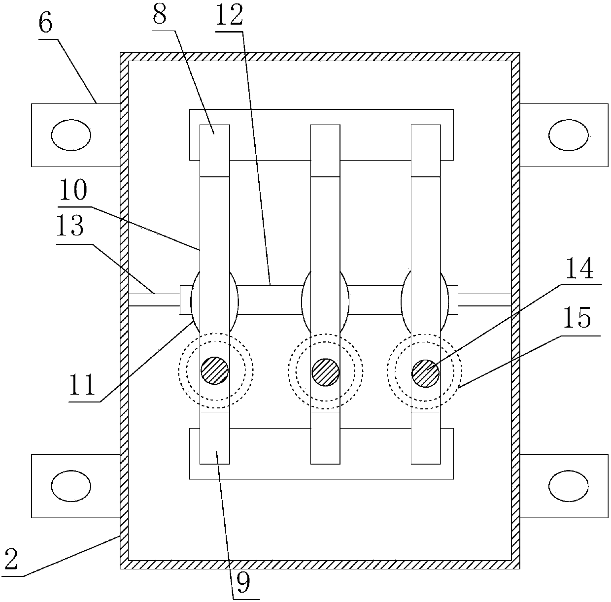 A circuit breaker with self-locking function