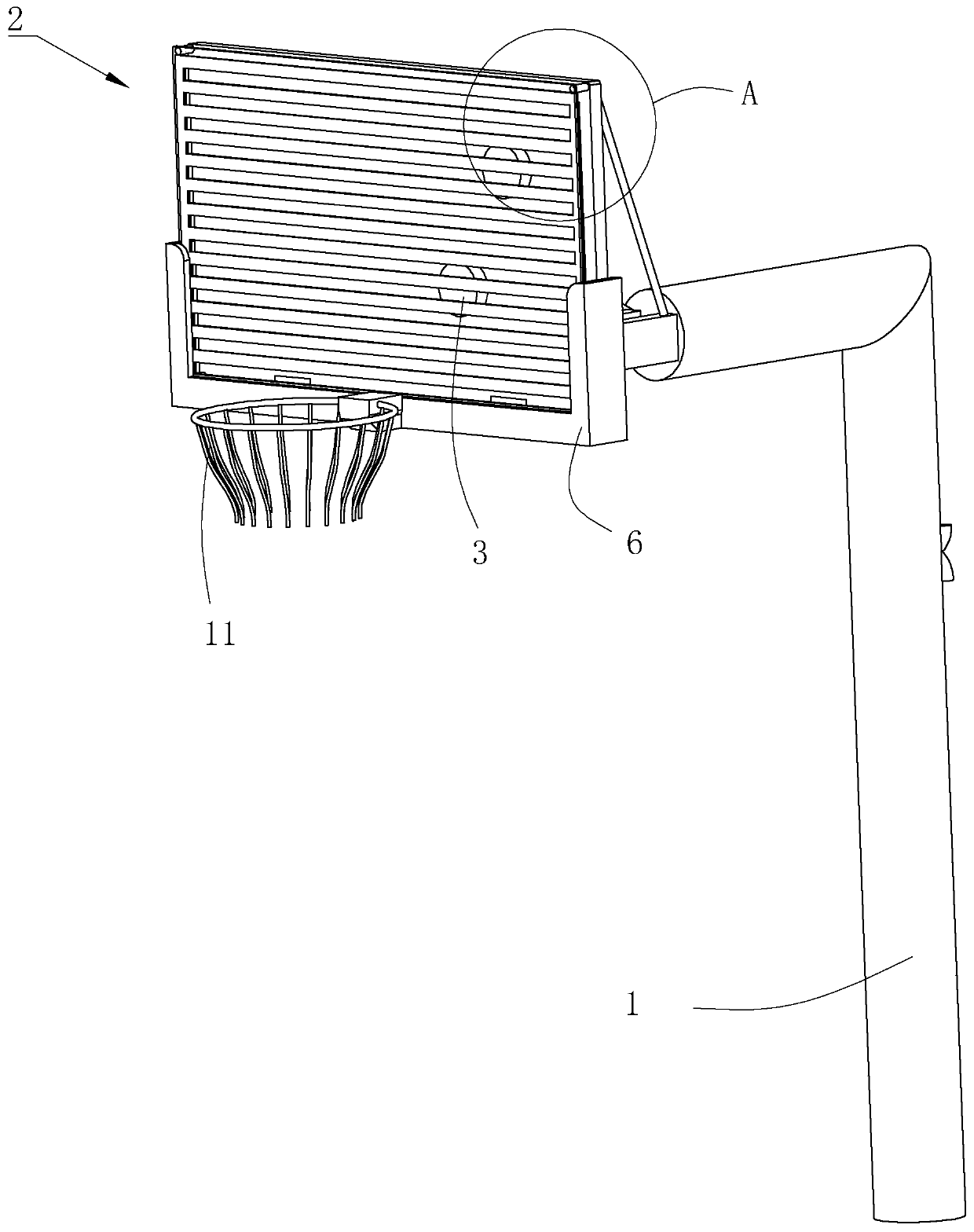 Self-adaptive basketball stand based on basketball training method