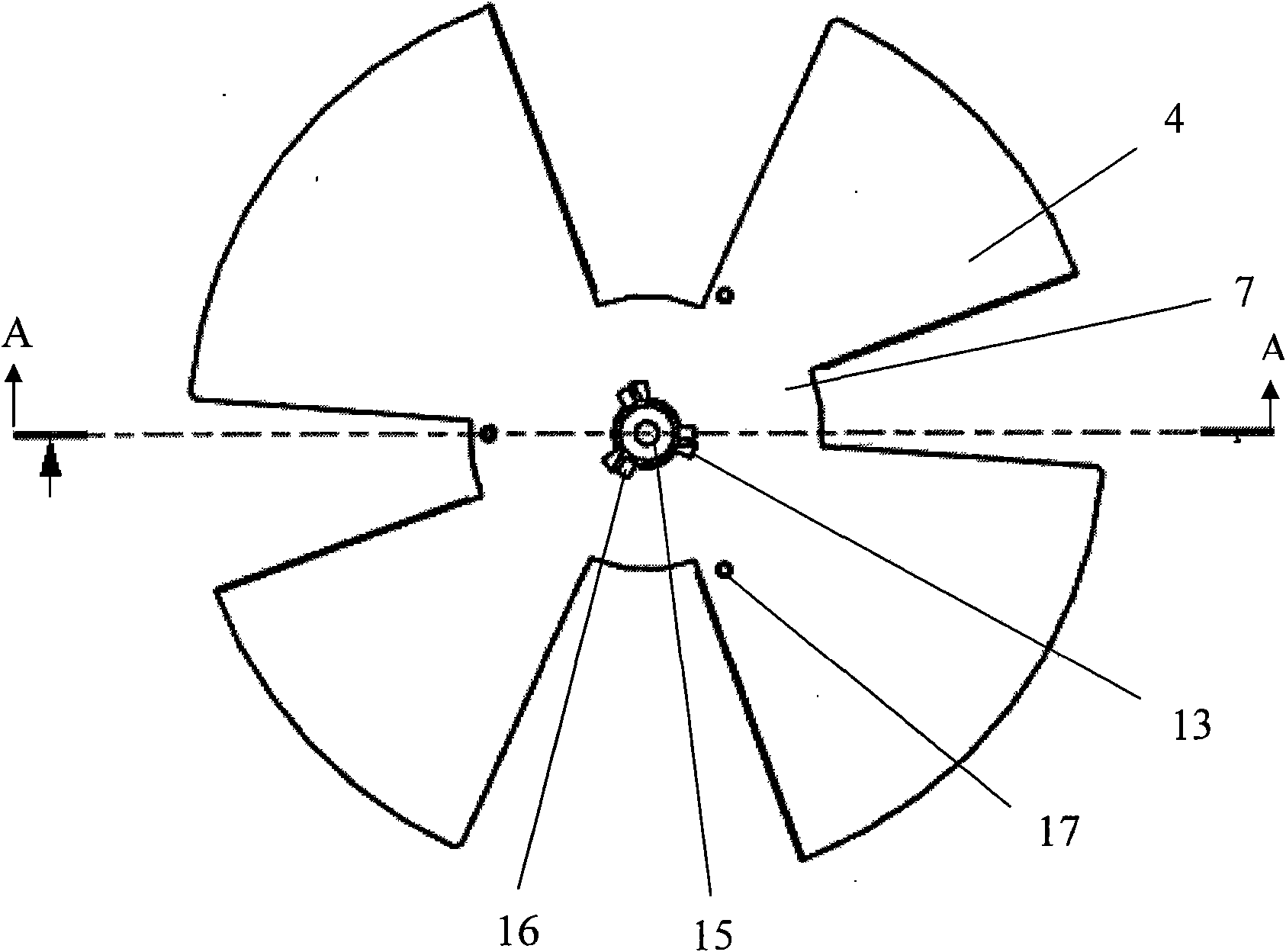 Agitating fan for microwave oven