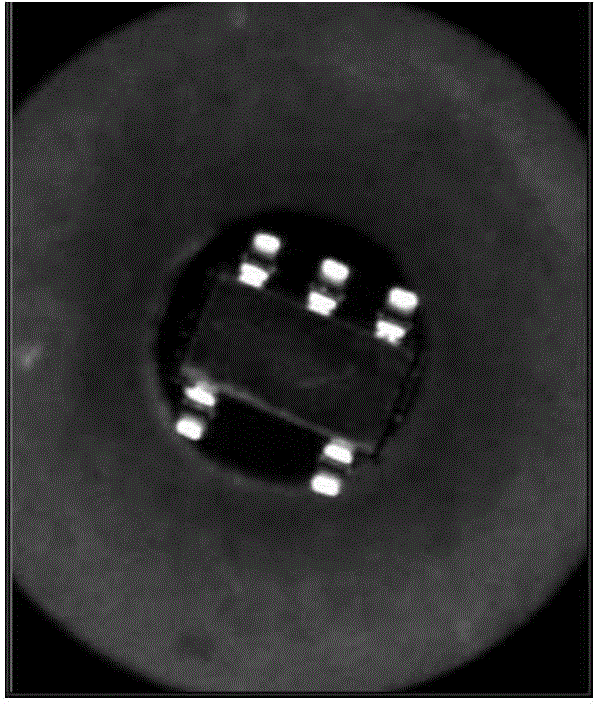 TR element locating and defect detecting method based on vision