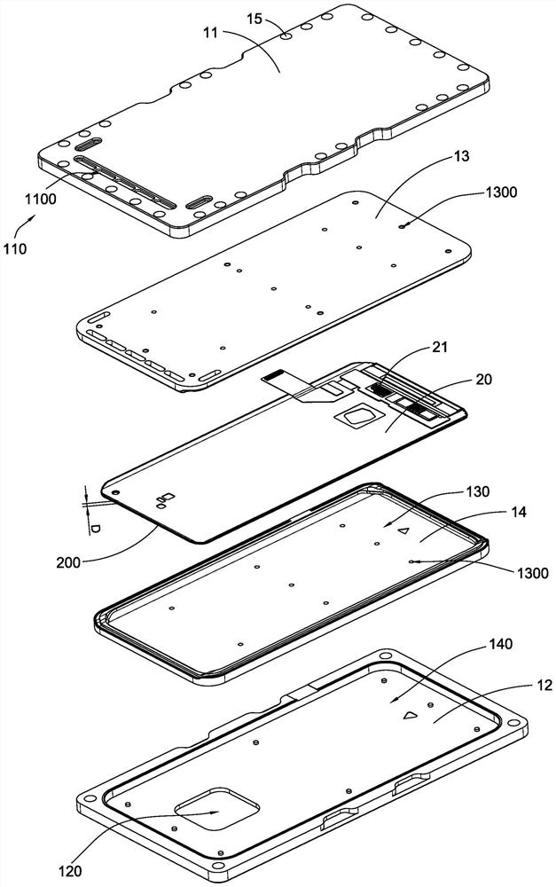 Curved screen shielding device