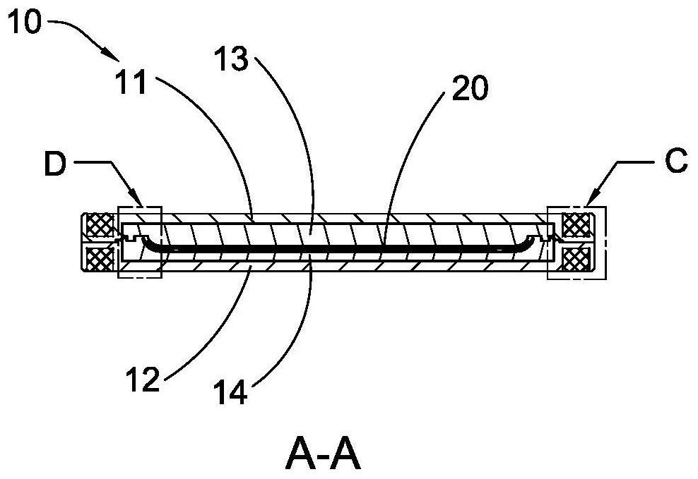 Curved screen shielding device