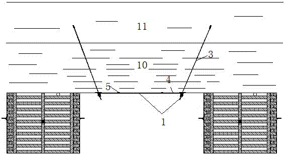 Device and method for controlling roof subsidence of goaf with beam-column composite structure