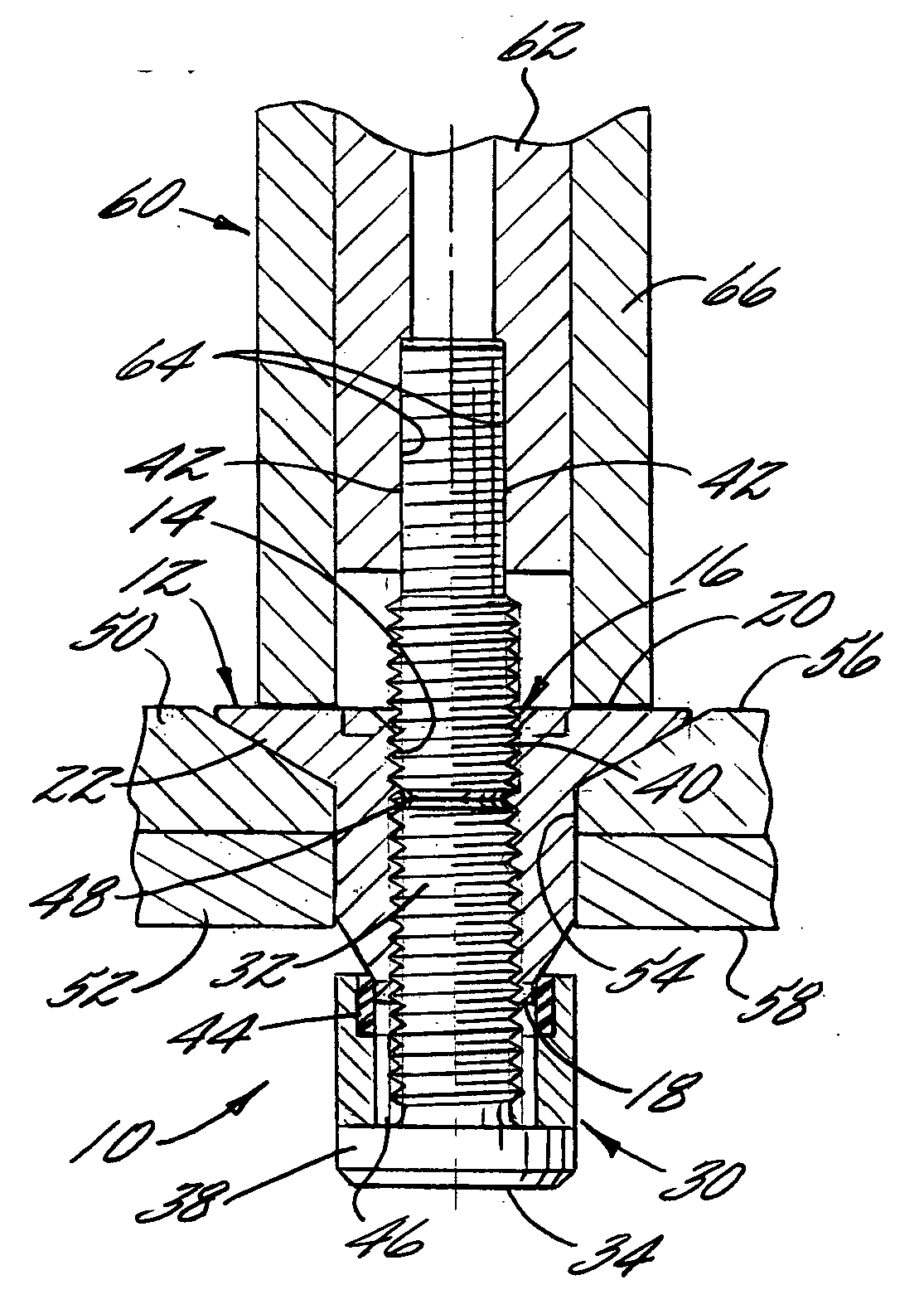 Hybrid fastener apparatus and method for fastening