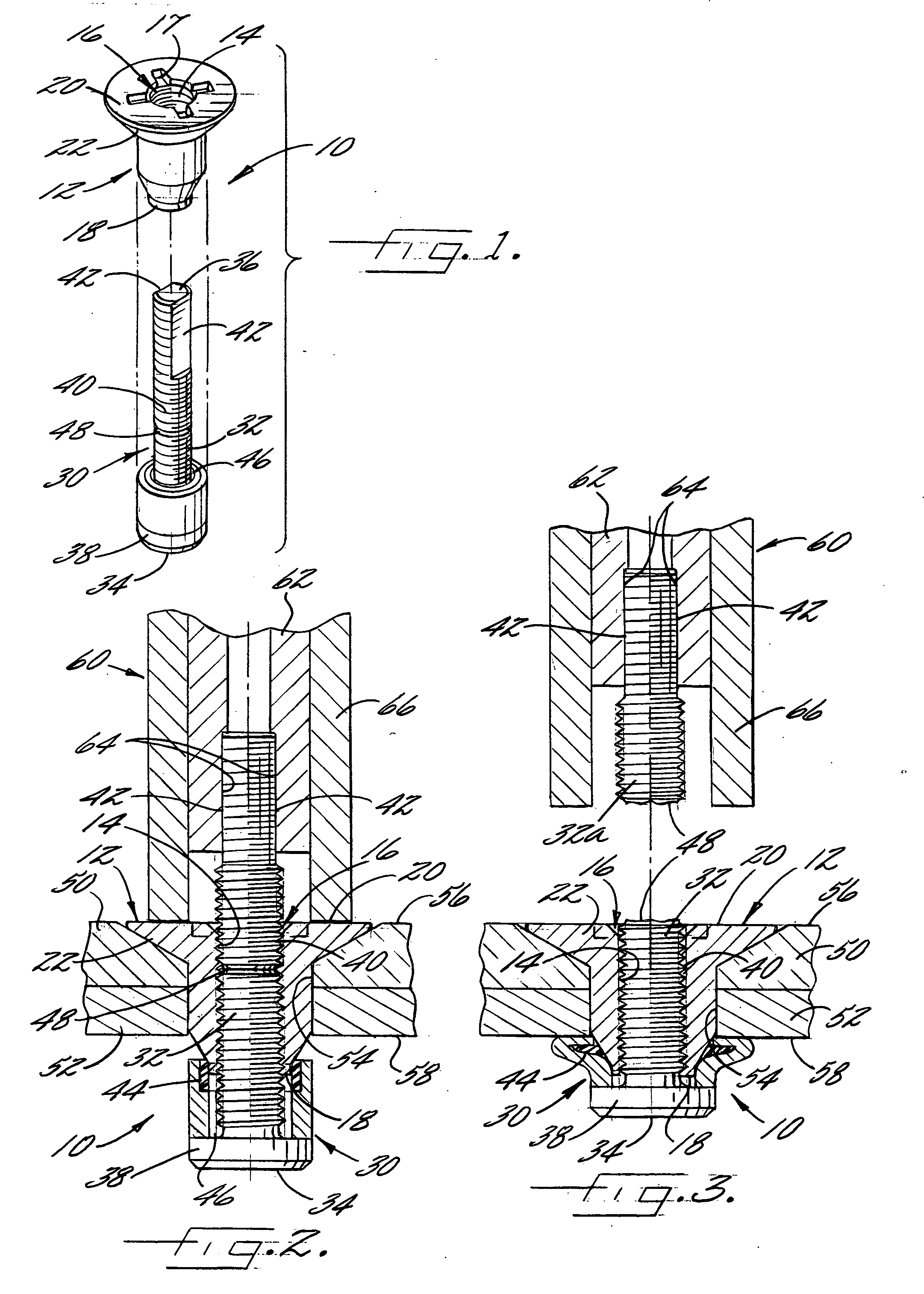 Hybrid fastener apparatus and method for fastening