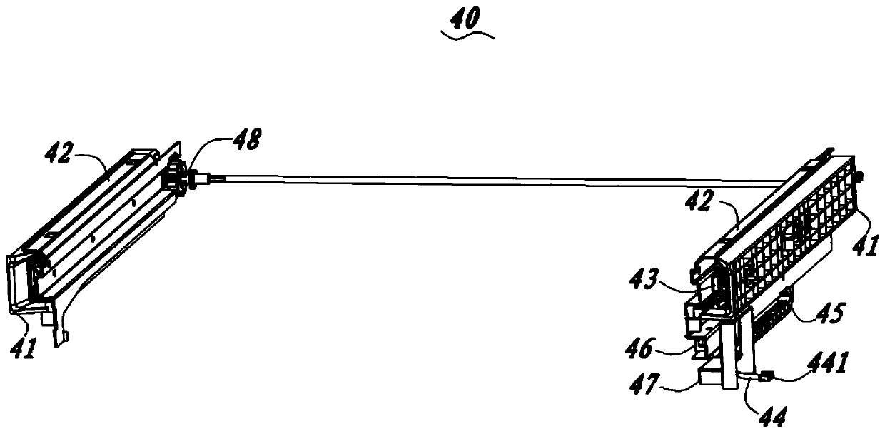 Wiring mechanism and refrigerator with same