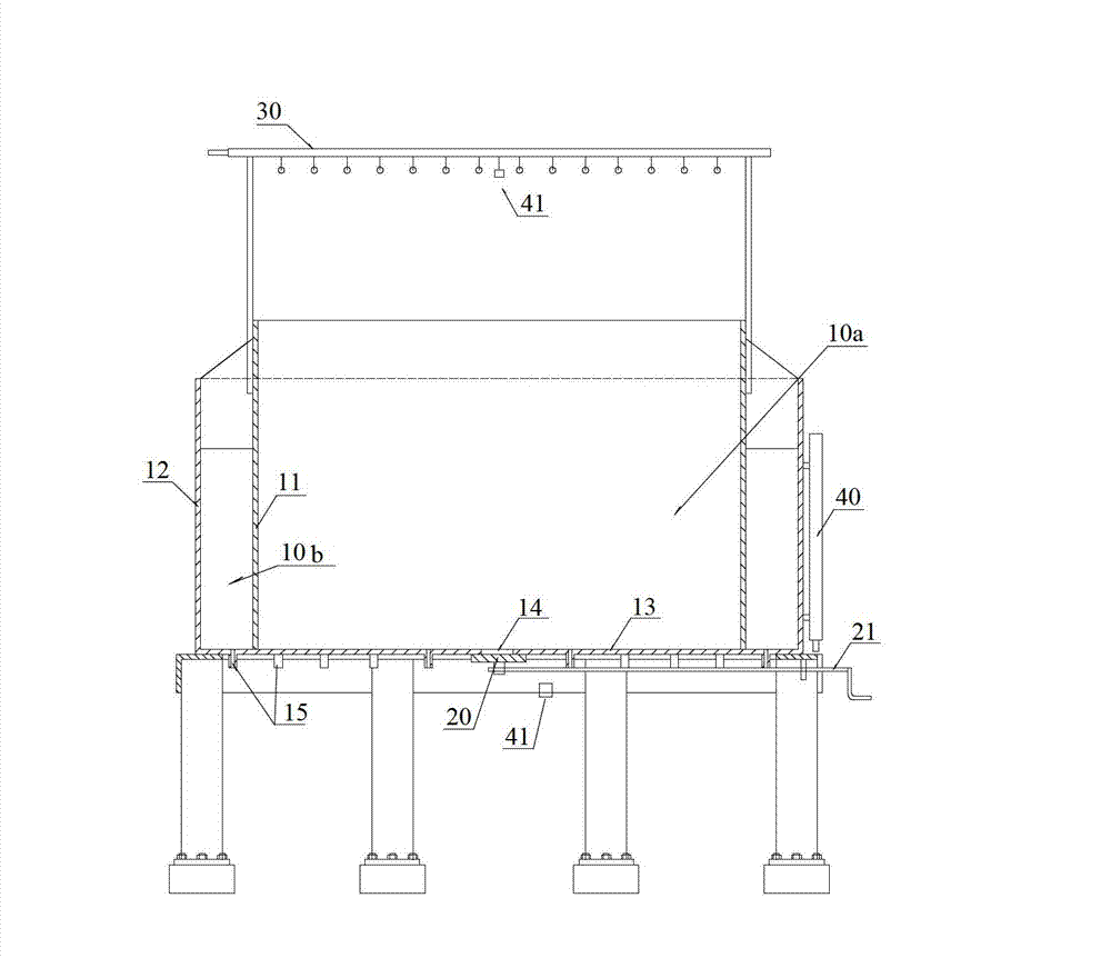 Device for studying cracking-degree-variable multi-effect coupled critical collapse test