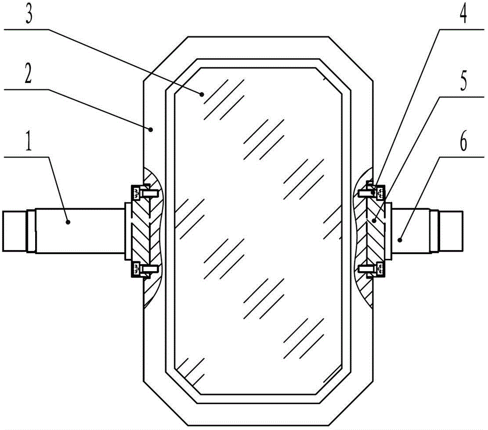 Assembling and adjusting method for high-precision swing mirror shafting component