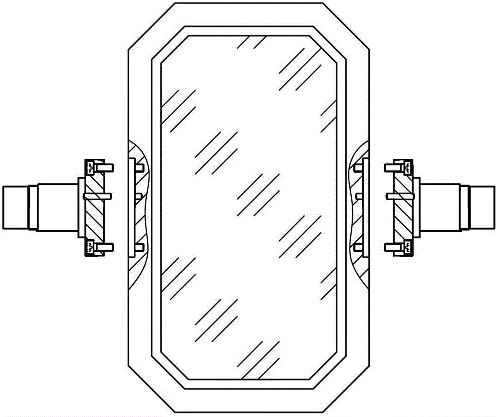 Assembling and adjusting method for high-precision swing mirror shafting component