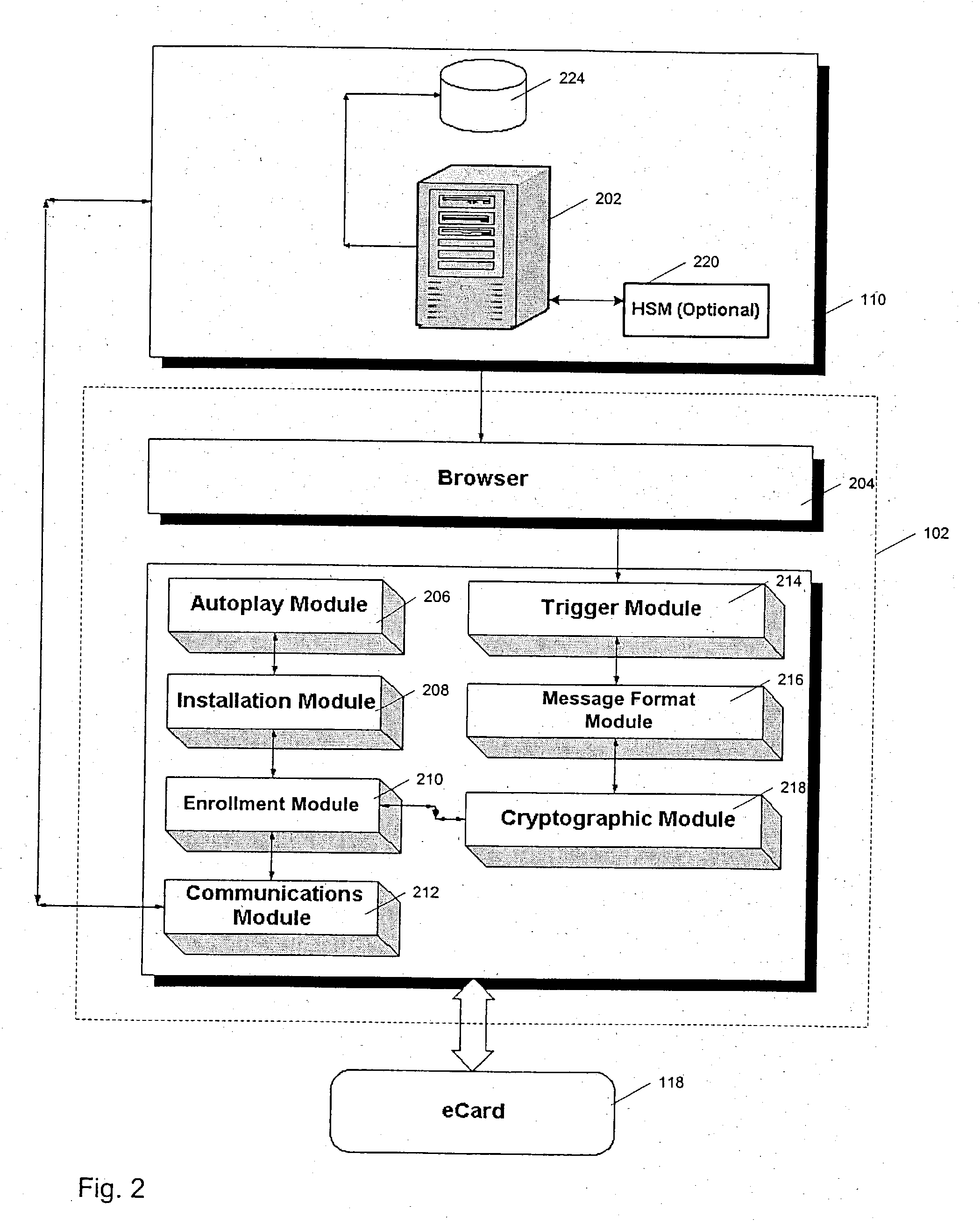 Token for use in online electronic transactions