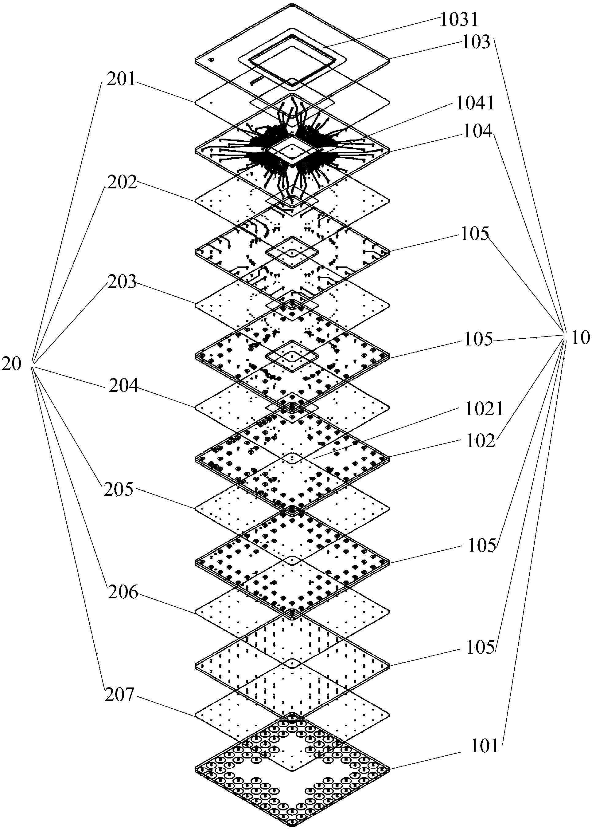 Packaging shell based on LCP substrate and preparation method thereof