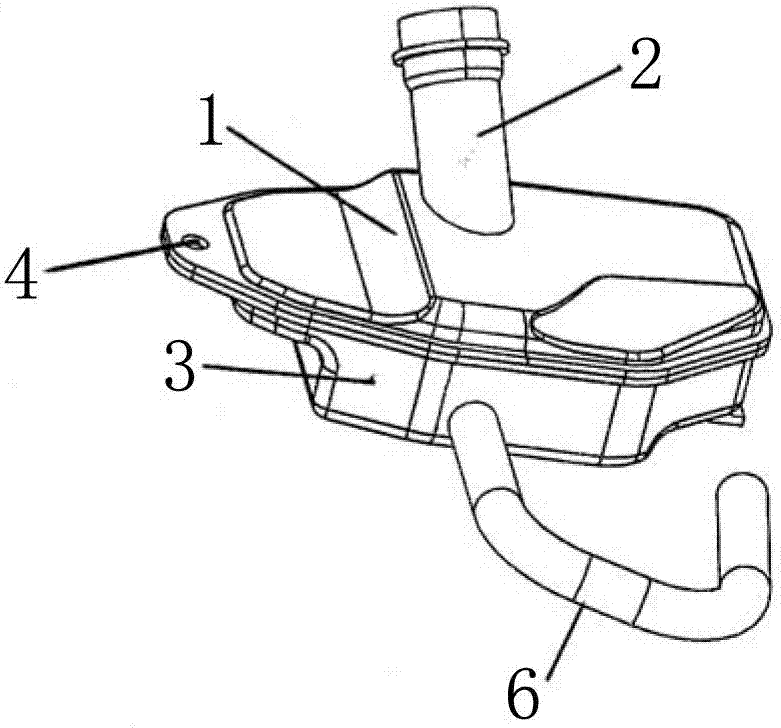 Novel integrated oil storage cup assembly of motor vehicle