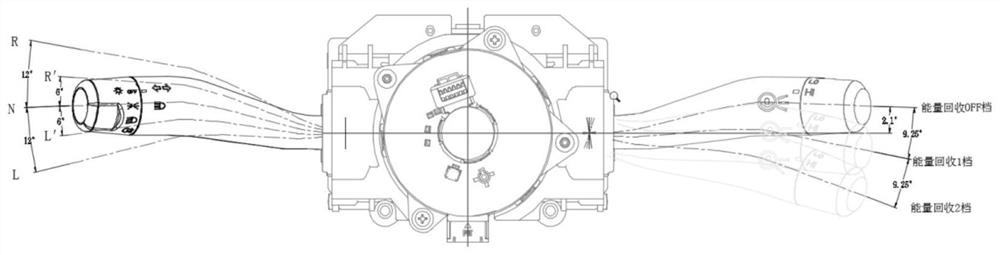 Brake lamp control system and method for pure electric vehicle