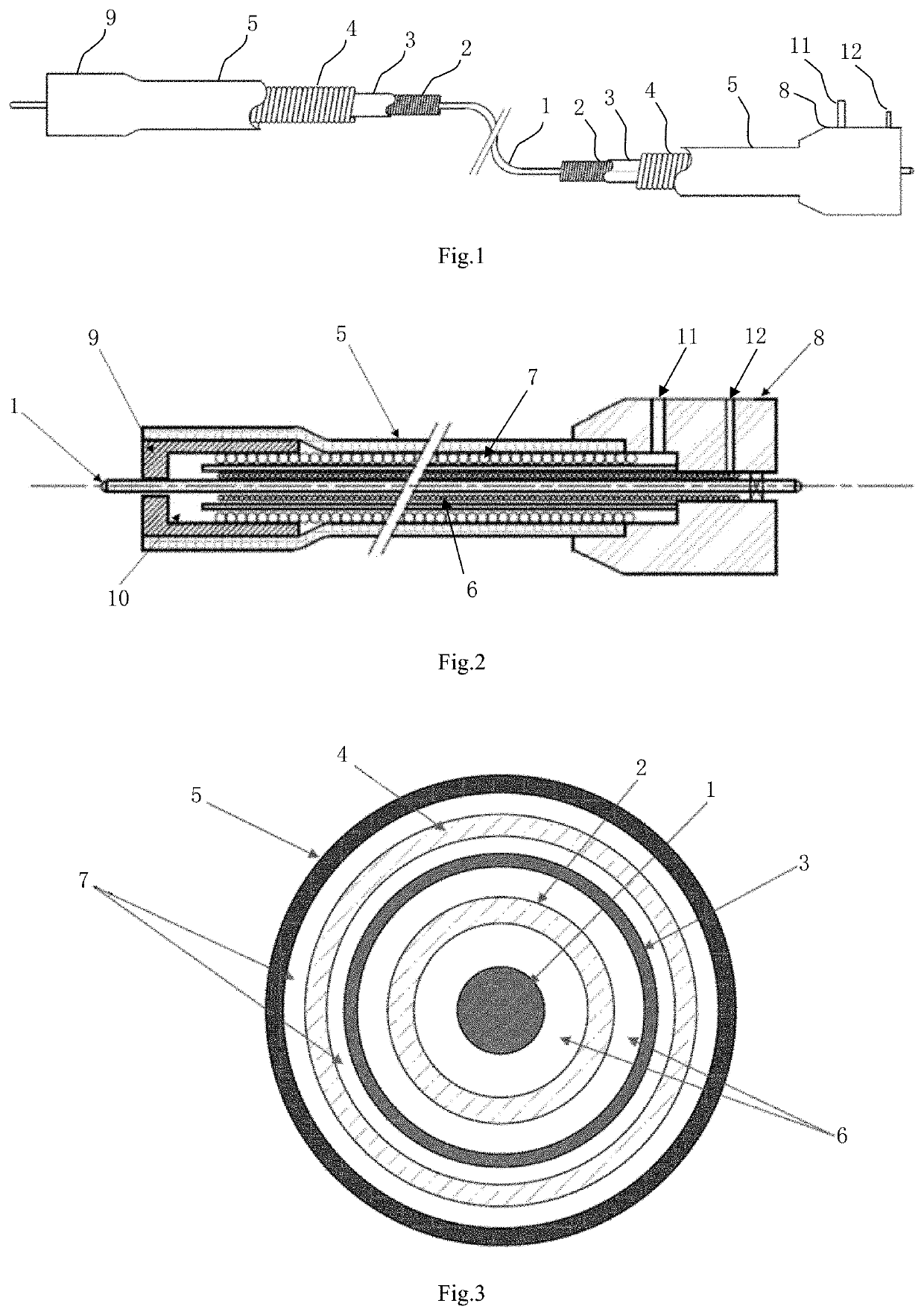 Flexible Shaft Structure Insulating Wear Particles by Perfusion