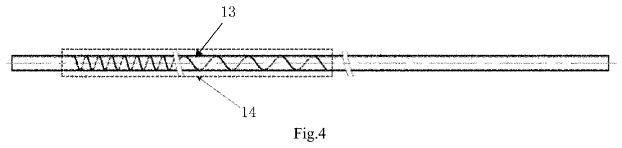 Flexible Shaft Structure Insulating Wear Particles by Perfusion