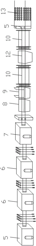 Polyacrylonitrile-based carbon fiber production device and method