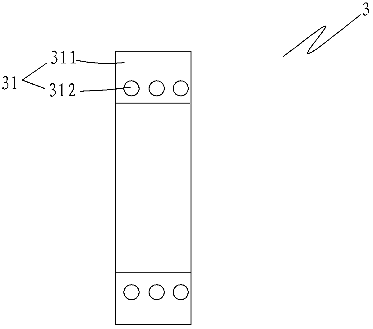 Rack structure of force standard machine