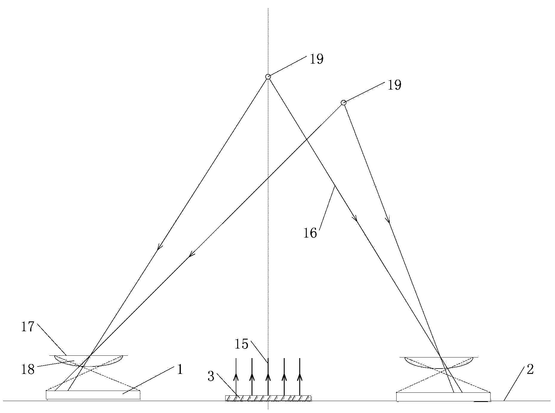 Portable overhead line geometric parameters detection method and system based on binocular linear array CCD camera