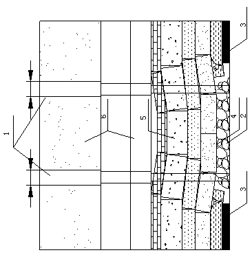 Grouting treatment method for strip mining goaf