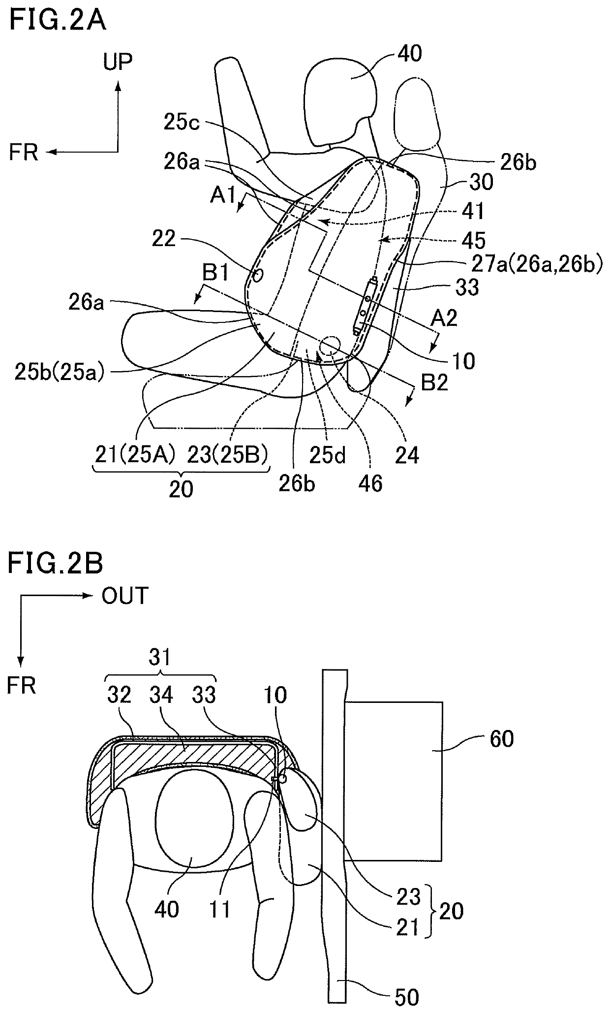 Side airbag device