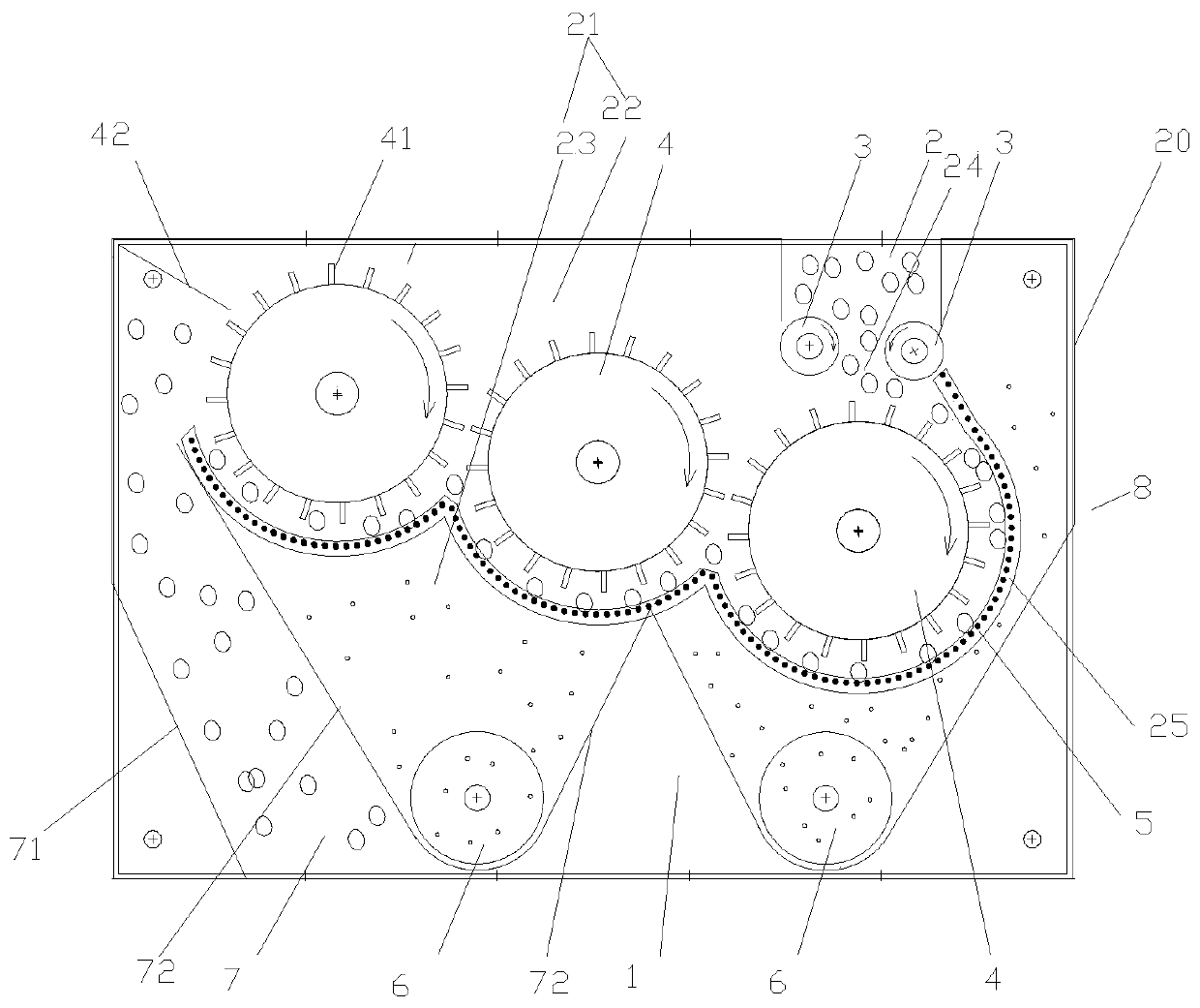 Modular unginned cotton cleaning machine