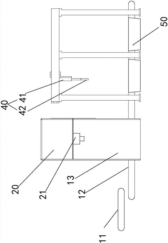 Building rubbish on-line sorting system and method